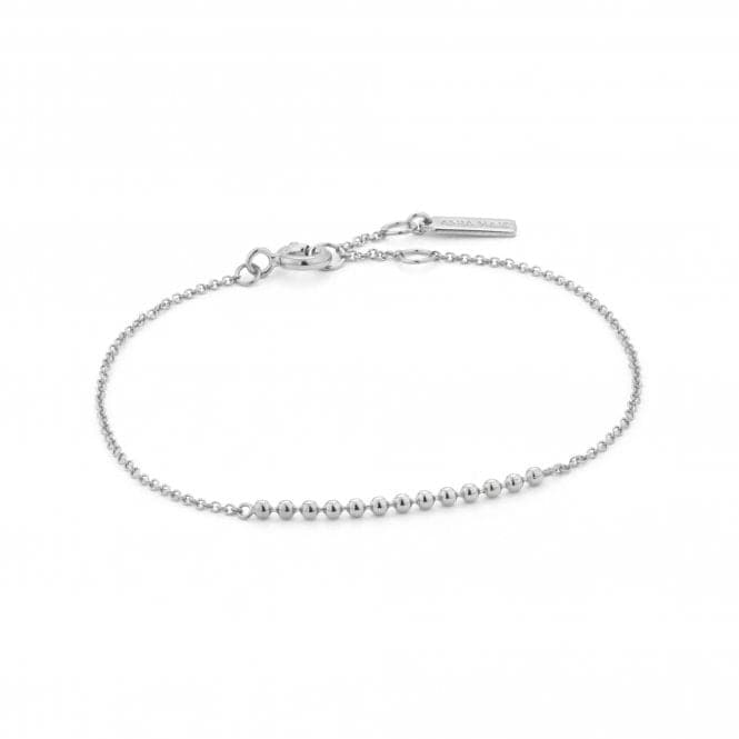 Silver Rhodium Plated Modern Multiple Balls Bracelet B002 - 01HAnia HaieB002 - 01H