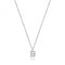 Silver rhodium Plated Zirconia Initial Necklace G3395/BAcotis Silver JewelleryTH - G3395/B