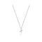 Silver rhodium Plated Zirconia Initial Necklace G3395/XAcotis Silver JewelleryTH - G3395/X