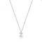 Silver rhodium Plated Zirconia Initial Necklace G3395/ZAcotis Silver JewelleryTH - G3395/Z