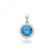 Silver rhodium Plated Zirconia Pendant G61123Acotis Silver JewelleryTH - G61123