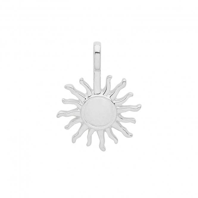 Silver rhodium Sun Pendant G61067Acotis Silver JewelleryTH - G61067