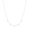 Silver rhodium Tear Drop Necklace G3394Acotis Silver JewelleryTH - G3394