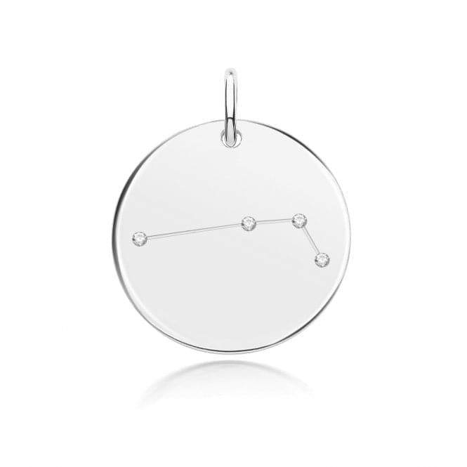 Silver rhodium Zodiac Constellation Aries G61100Acotis Silver JewelleryTH - G61100