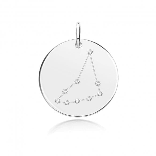 Silver rhodium Zodiac Constellation Capricorn G61107Acotis Silver JewelleryTH - G61107