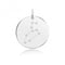 Silver rhodium Zodiac Constellation Leo G61108Acotis Silver JewelleryTH - G61108