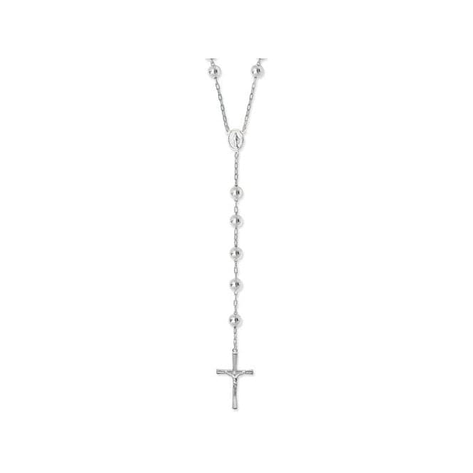 Silver Rosary Bead Necklace G3087Acotis Silver JewelleryTH - G3087