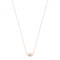 Silver Rose Gold Plated Evil Eye Necklace G3392RAcotis Silver JewelleryTH - G3392R
