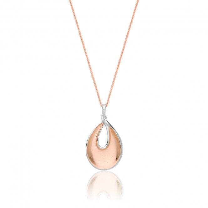 Silver Rose Gold Plated Pendant SPG0074RSilver & CoSPG0074R