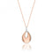 Silver Rose Gold Plated Pendant SPG0074RSilver & CoSPG0074R