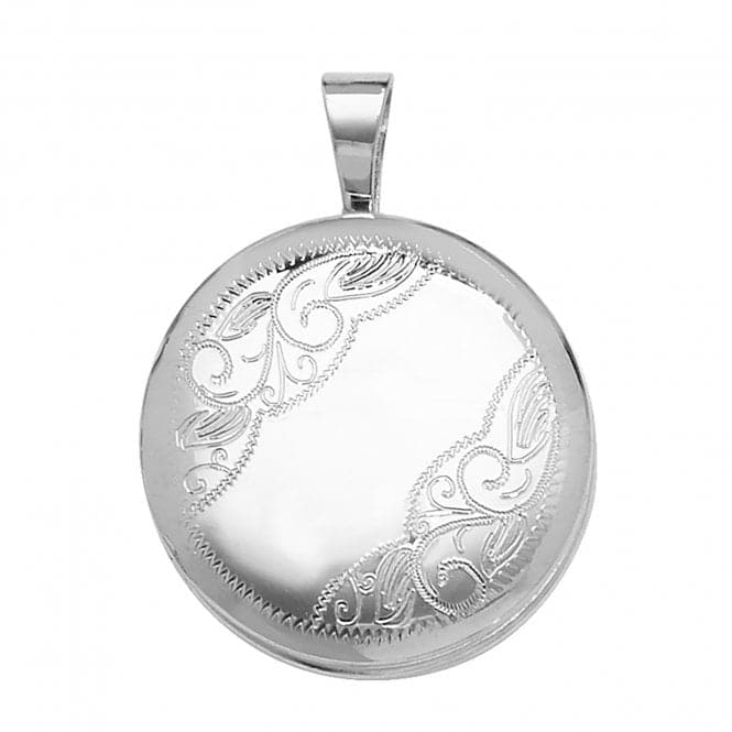 Silver Round Locket G6939Acotis Silver JewelleryTH - G6939