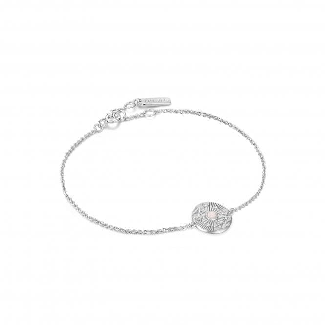Silver Scattered Stars Kyoto Opal Disc Bracelet B034 - 02HAnia HaieB034 - 02H