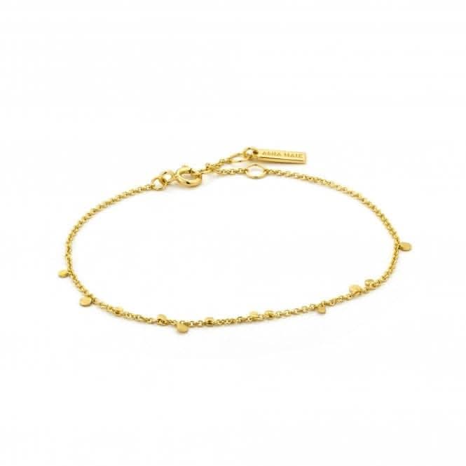 Silver Shiny Plated Geometry Mixed Discs Bracelet B005