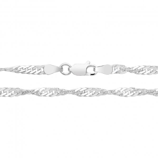 Silver Singapore Chain G1105Acotis Silver JewelleryG1105/18