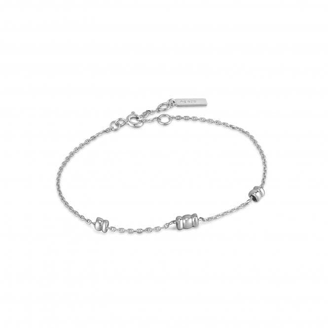 Silver Smooth Twist Chain Bracelet B038 - 01HAnia HaieB038 - 01H