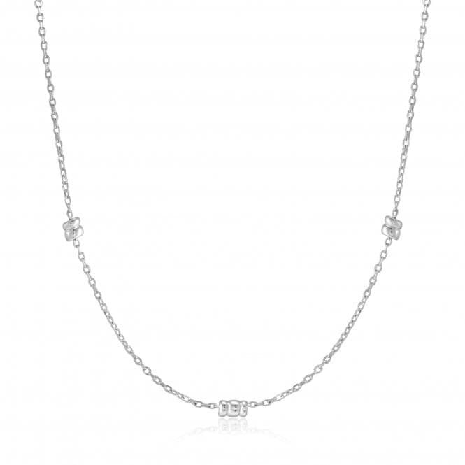 Silver Smooth Twist Chain Necklace N038 - 02HAnia HaieN038 - 02H