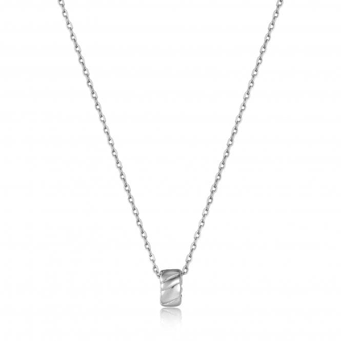 Silver Smooth Twist Pendant Necklace N038 - 03HAnia HaieN038 - 03H