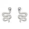 Silver Snake Stud Earrings A2070BeginningsA2070