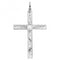 Silver Solid Cross H Engraved G61047EAcotis Silver JewelleryTH - G61047E