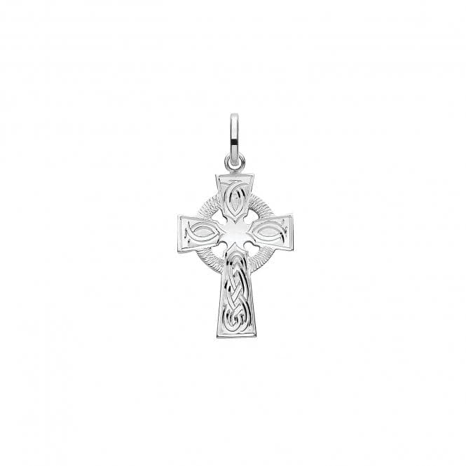 Silver Solid Cross H Engraved G61048CEAcotis Silver JewelleryTH - G61048CE