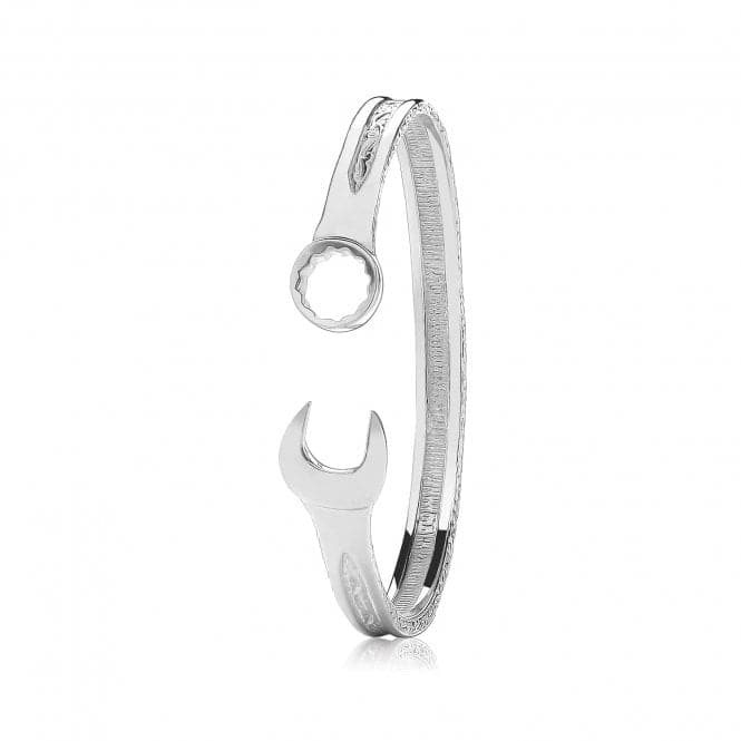 Silver Spaner Bangle G4438Acotis Silver JewelleryTH - G4438