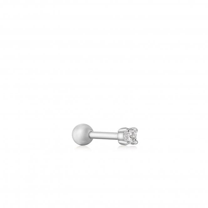 Silver Sparkle Barbell Single Earring E035 - 05HAnia HaieE035 - 05H