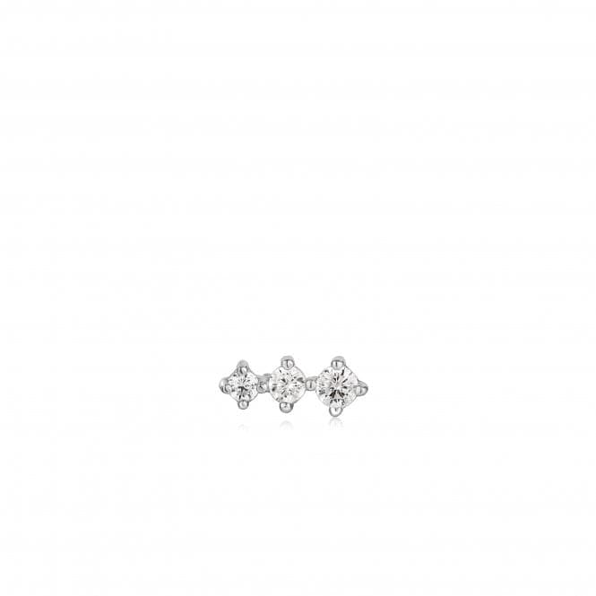 Silver Sparkle Crawler Barbell Single Earring E035 - 09HAnia HaieE035 - 09H