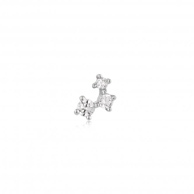 Silver Sparkle Galaxy Barbell Single Earring E047 - 11HAnia HaieE047 - 11H