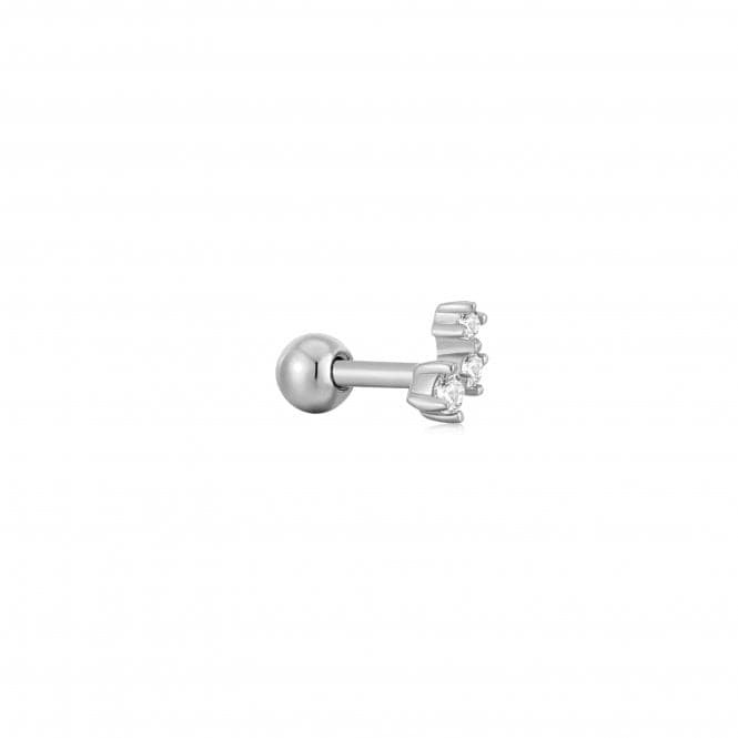 Silver Sparkle Galaxy Barbell Single Earring E047 - 11HAnia HaieE047 - 11H