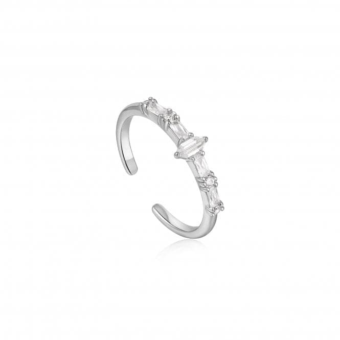 Silver Sparkle Multi Stone Band Ring R041 - 01H - WAnia HaieR041 - 01H - W