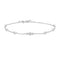 Silver Sparkling Bezel Cubic Zirconia Station Bracelet B065 - 03HAnia HaieB065 - 03H