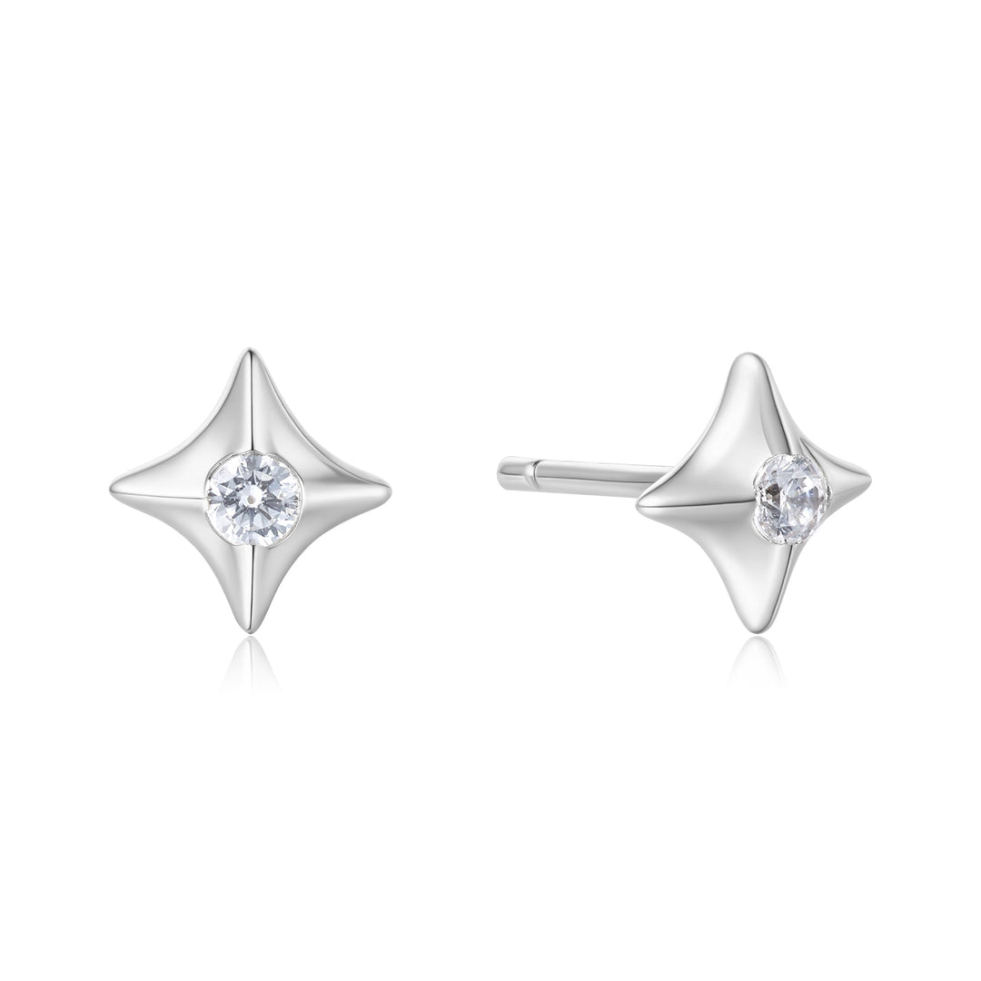 Silver Sparkling Star Stud Earrings E064 - 02HAnia HaieE064 - 02H