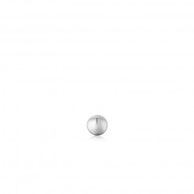 Silver Sphere Barbell Single Earring E035 - 02HAnia HaieE035 - 02H