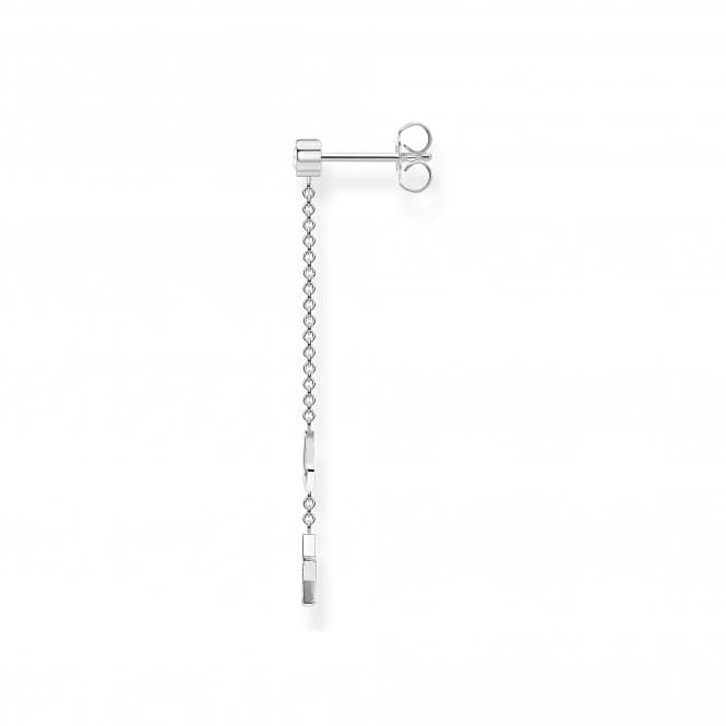 Silver Star & Moon Chain Single Earring H2151 - 051 - 14Thomas Sabo Charm Club CharmingH2151 - 051 - 14