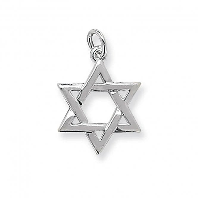 Silver Star Of David Pendant G6473Acotis Silver JewelleryTH - G6473