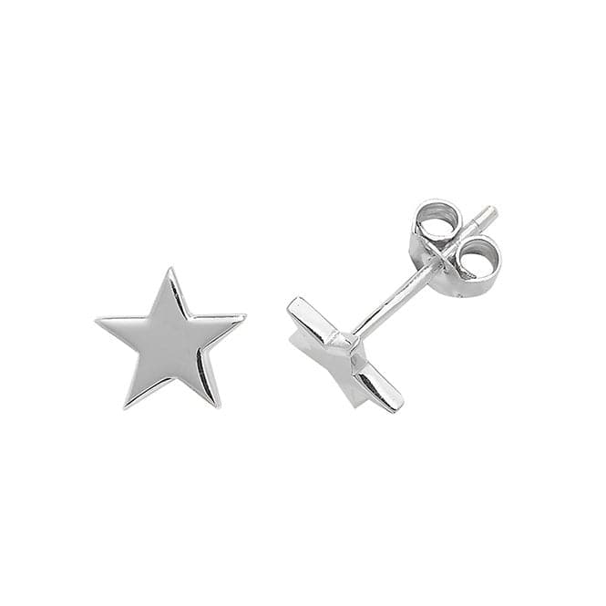 Silver Star Stud Earrings G51052Acotis Silver JewelleryTH - G51052