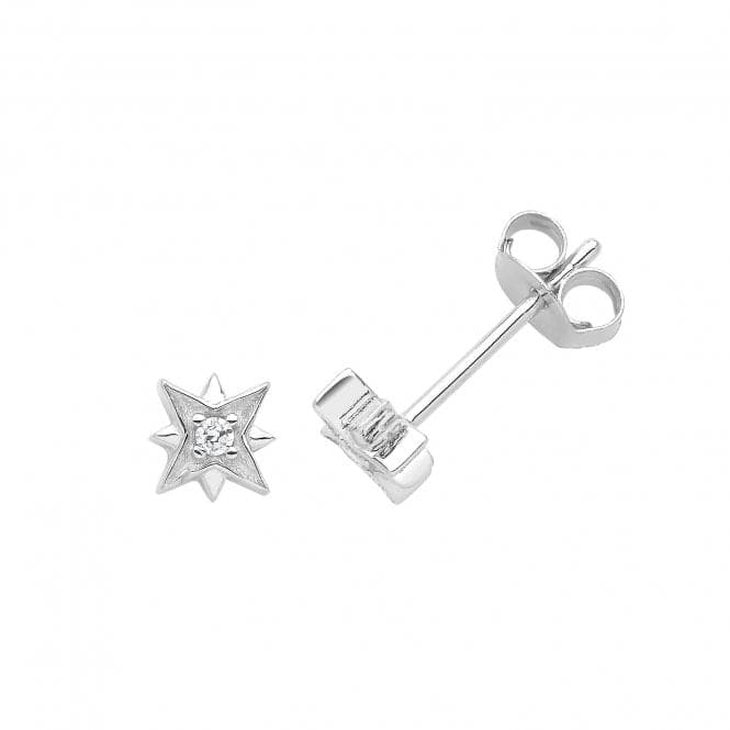 Silver Star Stud Earrings G51316Acotis Silver JewelleryTH - G51316