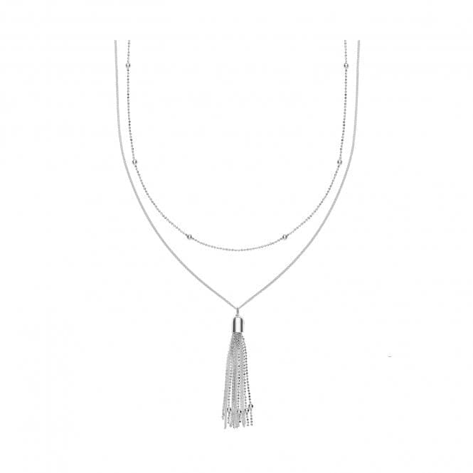 Silver Tassle Necklace G3389Acotis Silver JewelleryTH - G3389