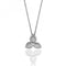 Silver Three Petal Cubic Zirconia Chain Pendant SPG0057CZSilver & CoSPG0057CZ