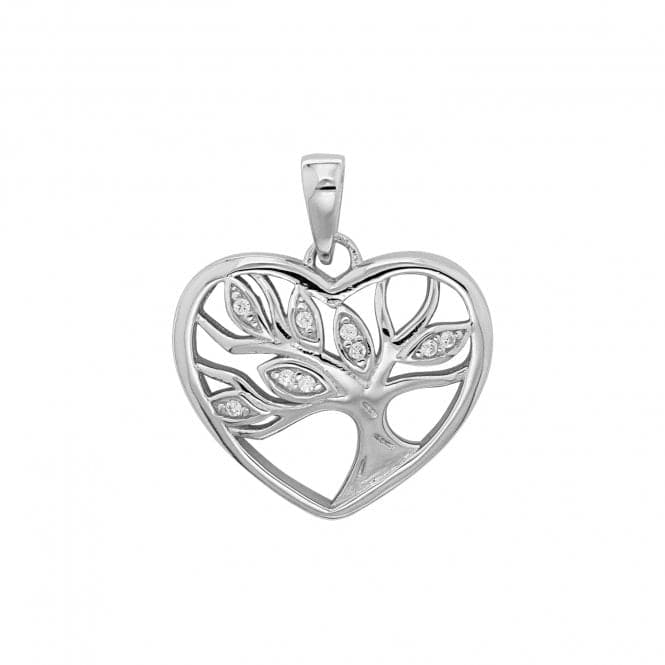 Silver Tree Of Life Zirconia Pendant G61013Acotis Silver JewelleryTH - G61013