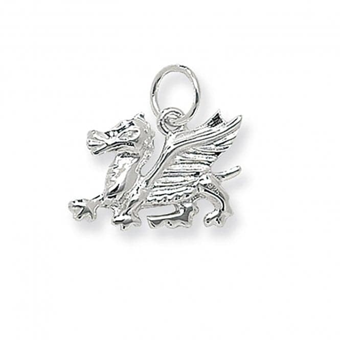 Silver Welsh Dragon Pendant G6258Acotis Silver JewelleryTH - G6258