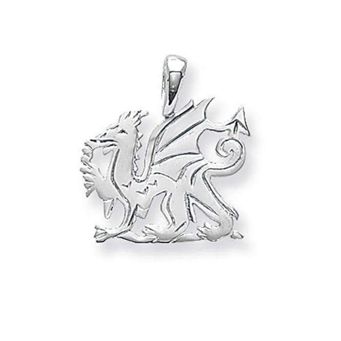 Silver Welsh Dragon Pendant G6600Acotis Silver JewelleryTH - G6600