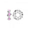 Silver Wheel with Pink Enamel Diamonds S420PNKStorywheelsS420PNK