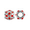 Silver Wheel with Red EnamelStorywheelsS408RED