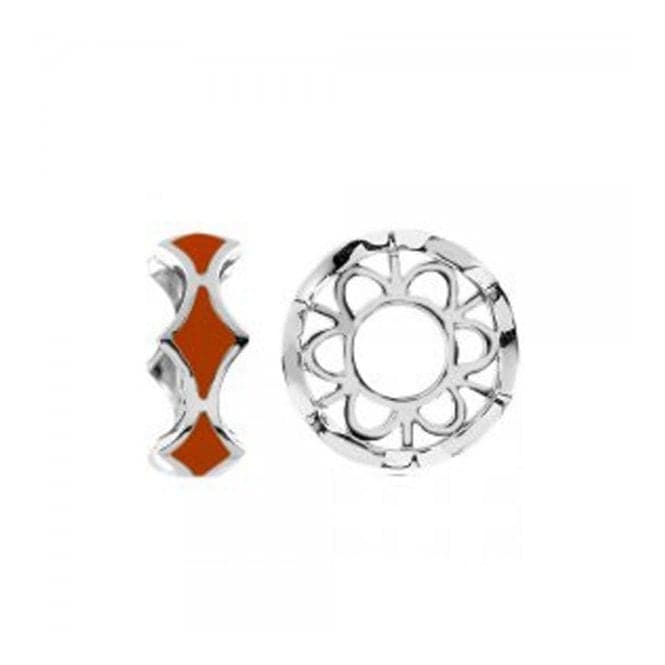 Silver Wheel with Red Enamel DiamondsStorywheelsS420RED