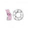 Silver Wheel with Transparent Pink Enamel S412PNKStorywheelsS412PNK