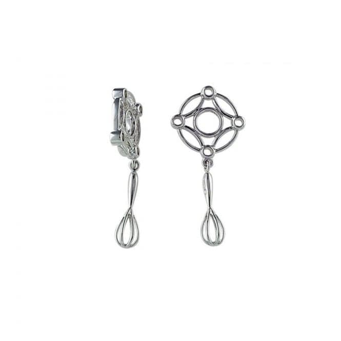 Silver Whisk Dangle Charm S277StorywheelsS277