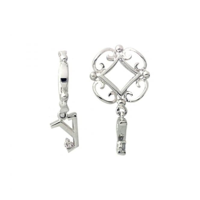 Silver Y Initial Dangle Charm S224DStorywheelsS224D