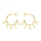Silver Yel Gold Plated Earrings G51224GPAcotis Silver JewelleryTH - G51224GP