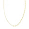 Silver Yellow Gold Plated Paperclip Link Necklace G3402GPAcotis Silver JewelleryTH - G3402GP